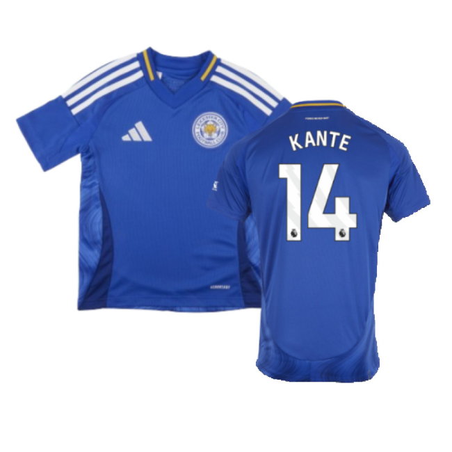 2024-2025 Leicester City Home Shirt (Kids) (Kante 14)-SoccerKits Hub | Buy Soccer Jerseys Online